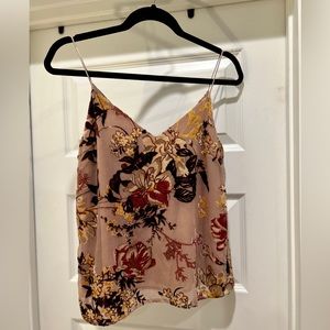 Endless Rose velvet floral top